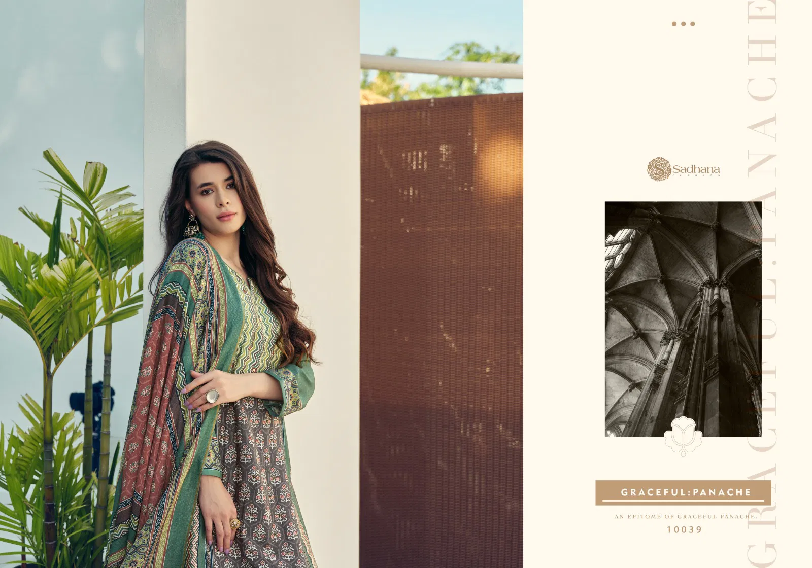 Harleen By Sadhana Muslin Silk Printed Dress Material Wholesale Clothing Distributors In India
